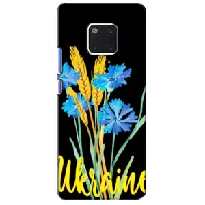 Чохол на Huawei Mate 20 Pro, LYa-l09, LYA-L29 (Український дизайн) (Україна в квітах)