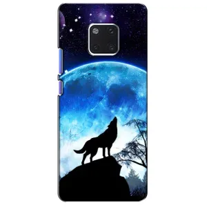 Чехол с рисунком «Воет на луну» для Huawei Mate 20 Pro (LYA-L09, LYA-L29)