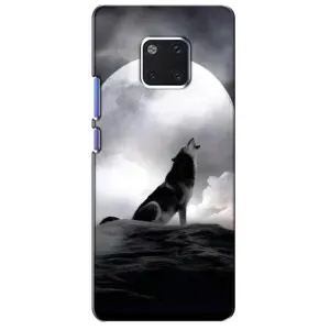 Чохол з Вовком на Huawei Mate 20 Pro, LYa-l09, LYA-L29 (Вовк і місяць)