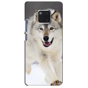 Чехол с Волком на Huawei Mate 20 Pro, LYa-l09, LYA-L29 (Волк на снегу)