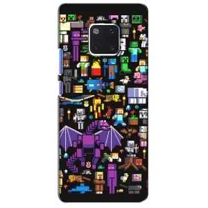 Чохол майнкрафт для Huawei Mate 20 Pro, LYa-l09, LYA-L29 (Усі персонажі)