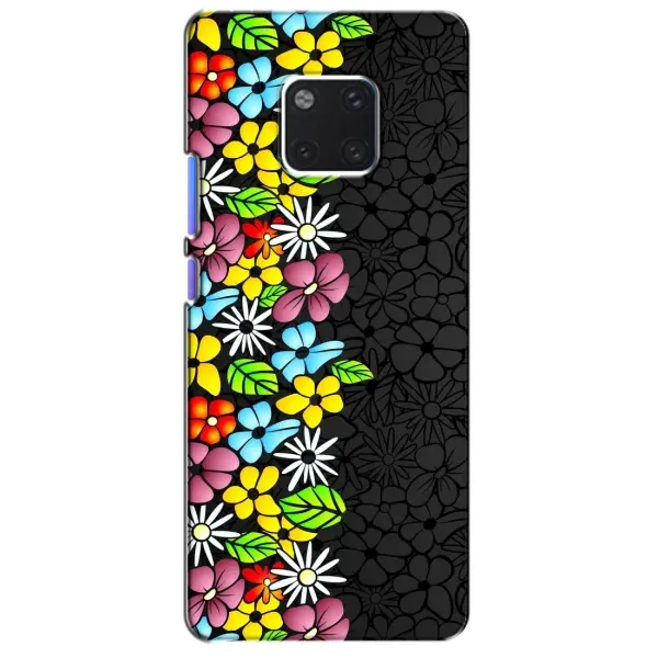 Чехол с рисунком «Яркие цветы на черном» для Huawei Mate 20 Pro (LYA-L09, LYA-L29) Чехол с рисунком «Яркие цветы на черном» для Huawei Mate 20 Pro (LYA-L09, LYA-L29)
