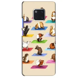 Чохол з Прикольним Принтом на Huawei Mate 20 Pro, LYa-l09, LYA-L29 (Йога свинок)