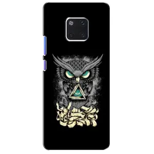 Чохли з принтом СОВИ для Huawei Mate 20 Pro, LYa-l09, LYA-L29 (Зелені очі)