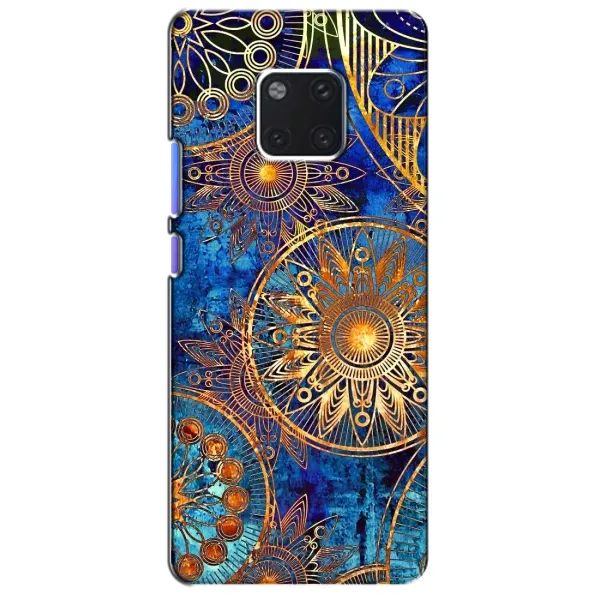 Чехол с рисунком «Золотые узоры» для Huawei Mate 20 Pro (LYA-L09, LYA-L29)