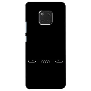 Силиконовый бампер с картинкой машины на Huawei Mate 20, HMA-L09, HMA-L29 (Силует Audi)