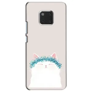 Чохол на тематику: Коти для Huawei Mate 20 (HMA-L09, HMA-L29) (Білий котик)