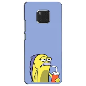 Бампер с принтом Мемы для Huawei Mate 20, HMA-L09, HMA-L29 (Безразличие)