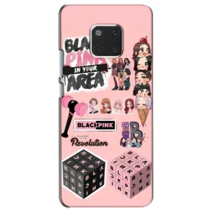 Чохли з картинкою для Huawei Mate 20, HMA-L09, HMA-L29 (BLACK PINK колаж)