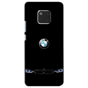 Силиконовый бампер с картинкой машины на Huawei Mate 20, HMA-L09, HMA-L29 (Черный BMW)