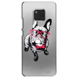 Чохол (ТПУ) Милі песики для Huawei Mate 20, HMA-L09, HMA-L29 (Бульдог в окулярах)