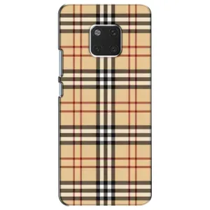 Чехол с Брендами одежды на Хуавей Мейт 20 (Burberry стиль)