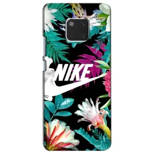Силиконовый Чехол на Huawei Mate 20, HMA-L09, HMA-L29 с картинкой Nike (Цветочный Nike)