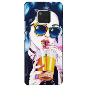 Чохол з картинкою Модні Дівчата Huawei Mate 20, HMA-L09, HMA-L29 (Дівчина з коктейлем)