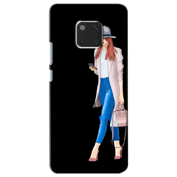 Чехол с рисунком «Девушка со смартфоном» для Huawei Mate 20 (HMA-L09, HMA-L29) Чехол с рисунком «Девушка со смартфоном» для Huawei Mate 20 (HMA-L09, HMA-L29)