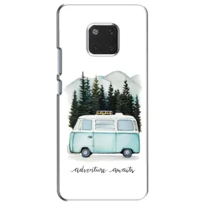 Силиконовый бампер с картинкой машины на Huawei Mate 20, HMA-L09, HMA-L29 (Домик на колесах)