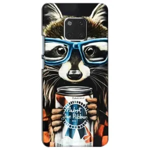 Силіконовий Чохол з Энотами на Huawei Mate 20, HMA-L09, HMA-L29 (Єнот в окулярах)