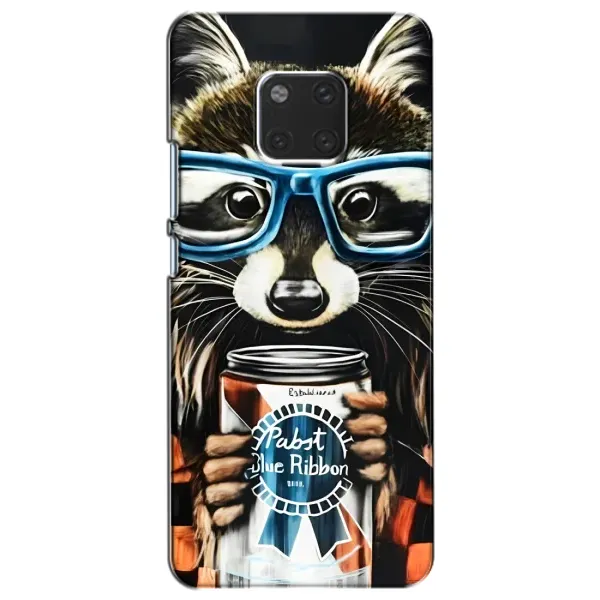 Чехол с рисунком «Енот в очках» для Huawei Mate 20 (HMA-L09, HMA-L29) Чехол с рисунком «Енот в очках» для Huawei Mate 20 (HMA-L09, HMA-L29)