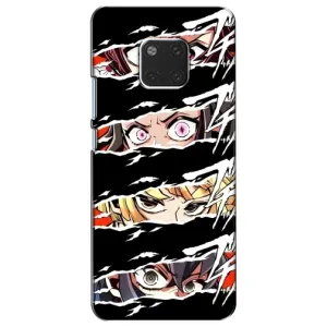 Силіконові чохлі з очіма Anime для Хуавей Мейт 20 (Очі на чорному)