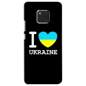 Чехол с Украинской символикой на Хуавей Мейт 20 (I Love Ukraine)