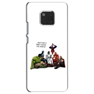 Чехлы для Huawei Mate 20, HMA-L09, HMA-L29 (Для Христиан) (Иисус супергерой)