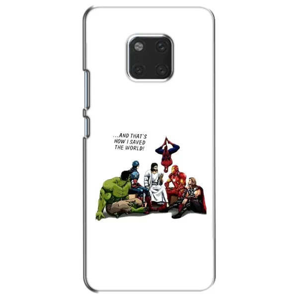 Чехол с рисунком «Иисус супергерой» для Huawei Mate 20 (HMA-L09, HMA-L29)