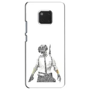 Силиконовый чехол с картинкой "Герой Pubg" на Huawei Mate 20, HMA-L09, HMA-L29 (Из букв)