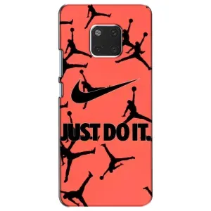 Силиконовый Чехол Nike Air Jordan на Хуавей Мейт 20 (Just Do It)