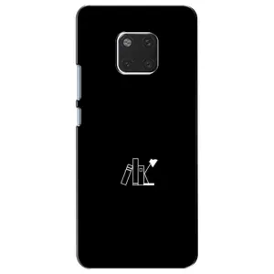 Чохол з картинками на чорному фоні для Huawei Mate 20, HMA-L09, HMA-L29 (Книжки)