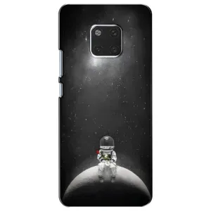 Силиконовый Чехол с принтом "Космонавты" на Huawei Mate 20, HMA-L09, HMA-L29 (Космонавт романтик)