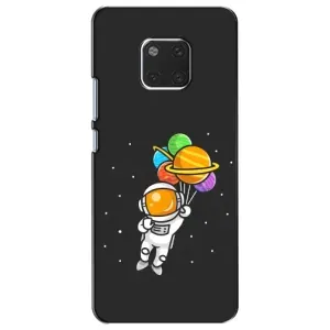 Силиконовый Чехол с принтом "Космонавты" на Huawei Mate 20, HMA-L09, HMA-L29 (Космонавт с шариками)