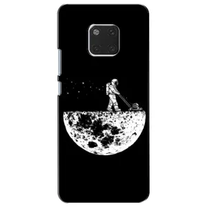 Силиконовый Чехол с принтом "Космонавты" на Huawei Mate 20, HMA-L09, HMA-L29 (Космонавт)
