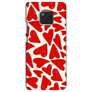 Чохли з тематикою "Маленькі Сердчеки" на Huawei Mate 20, HMA-L09, HMA-L29 (Червоні сердечки)