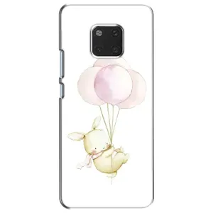 Силіконовий бампер з картинкою звірів для Huawei Mate 20, HMA-L09, HMA-L29 (Кролик та кульки)