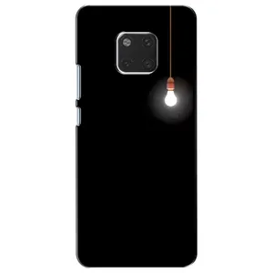 Чохол з картинками на чорному фоні для Huawei Mate 20, HMA-L09, HMA-L29 (Лампочка)