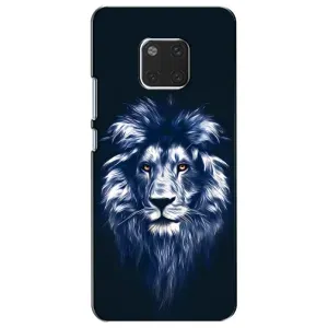 Чохол з картинкою на Huawei Mate 20, HMA-L09, HMA-L29 (Лев – синій)