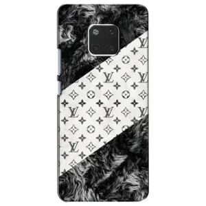 Чехол Стиль Louis Vuitton на Huawei Mate 20, HMA-L09, HMA-L29 (LV на белом)
