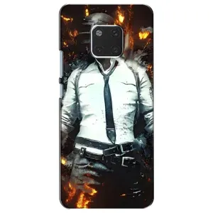 Силиконовый чехол с картинкой "Герой Pubg" на Huawei Mate 20, HMA-L09, HMA-L29 (Man Пубг)