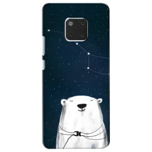 Силіконовий бампер з картинкою звірів для Huawei Mate 20, HMA-L09, HMA-L29 (Ведмедиця)