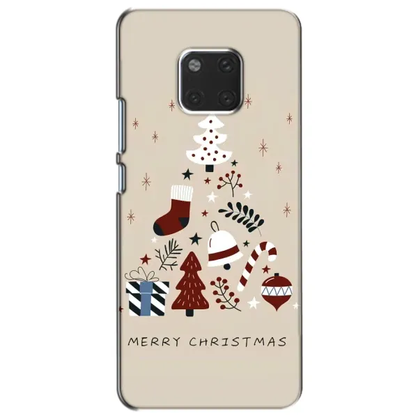 Чехол с рисунком «Merry Christmas» для Huawei Mate 20 (HMA-L09, HMA-L29)