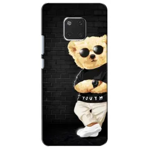 Чехлы Мишка Тедди для Хуавей Мейт 20 (Мишка в очках)