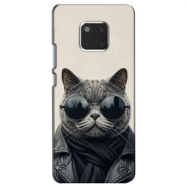 Чехол с рисунком «Модный кот» для Huawei Mate 20 (HMA-L09, HMA-L29) Чехол с рисунком «Модный кот» для Huawei Mate 20 (HMA-L09, HMA-L29)