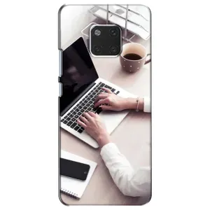 Силиконовый бампер (Работники) на Huawei Mate 20, HMA-L09, HMA-L29 (Офисный работник)