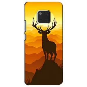 Чохли з зображенням різних тварин на Huawei Mate 20, HMA-L09, HMA-L29 (Силует Оленя)