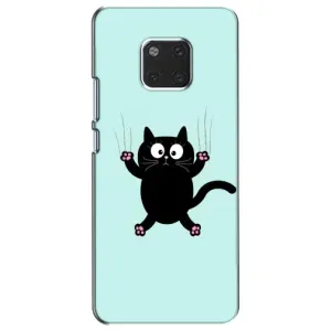 Силіконовий чохол з котиком для Huawei Mate 20, HMA-L09, HMA-L29 (Падаючий кіт)