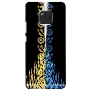 Силиконовый Чехол на Huawei Mate 20, HMA-L09, HMA-L29 (Патриотическая вышиванка)