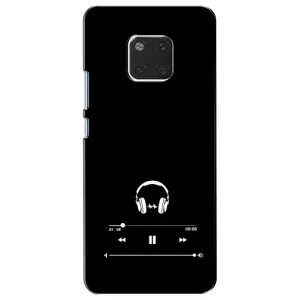 Чохол з картинками на чорному фоні для Huawei Mate 20, HMA-L09, HMA-L29 (Плеєр)