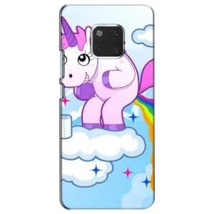 Чехол Unicorn на Huawei Mate 20, HMA-L09, HMA-L29 (Радуга единорожка)