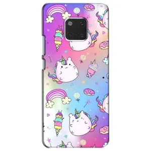 Чехол Unicorn на Huawei Mate 20, HMA-L09, HMA-L29 (Радуга и Единорог)