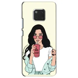 Силіконовый Чохол на Huawei Mate 20, HMA-L09, HMA-L29 з картинкой Модных девушек (З напоєм)